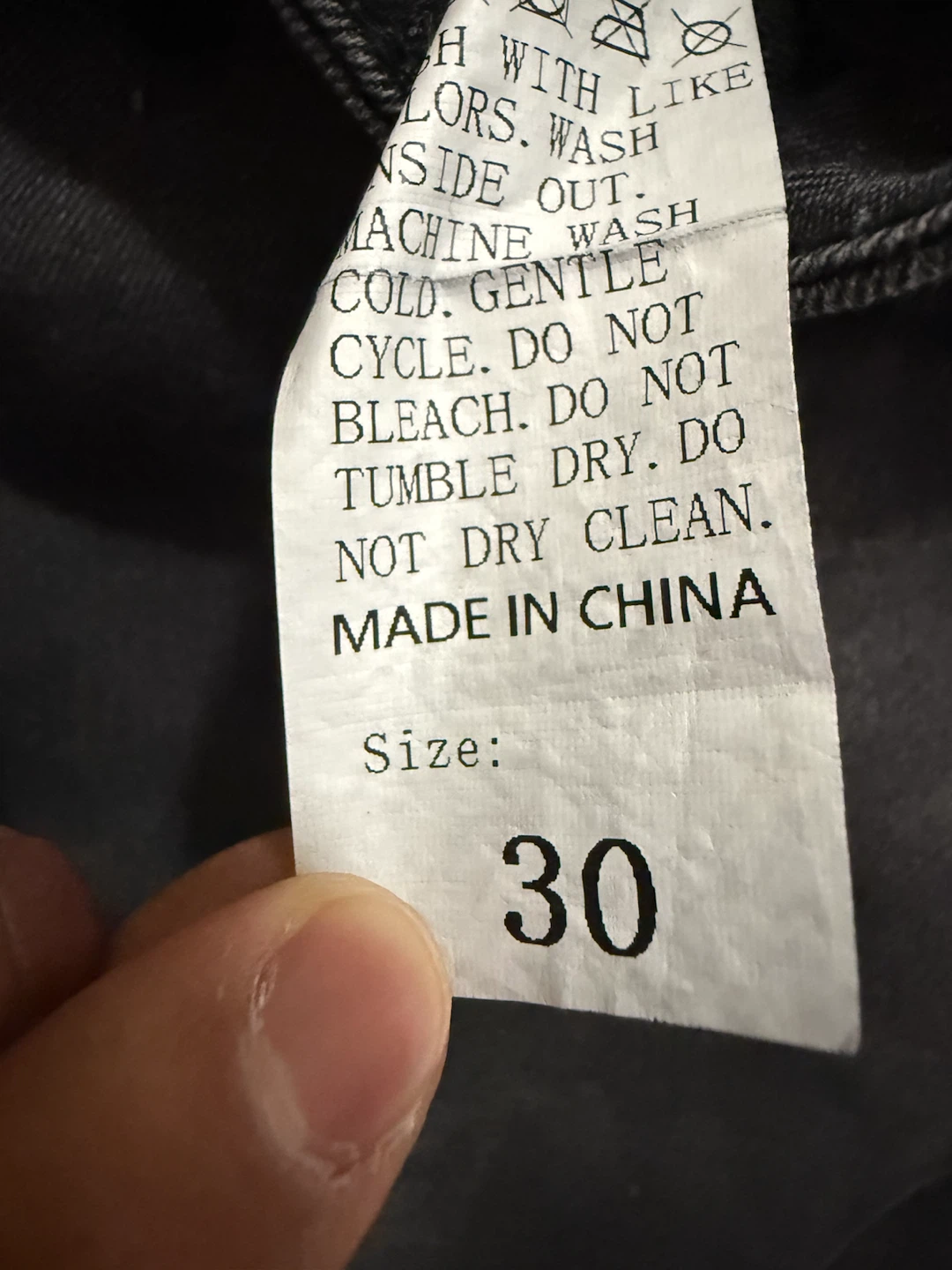 Black Jeans Size 30 - photo 2