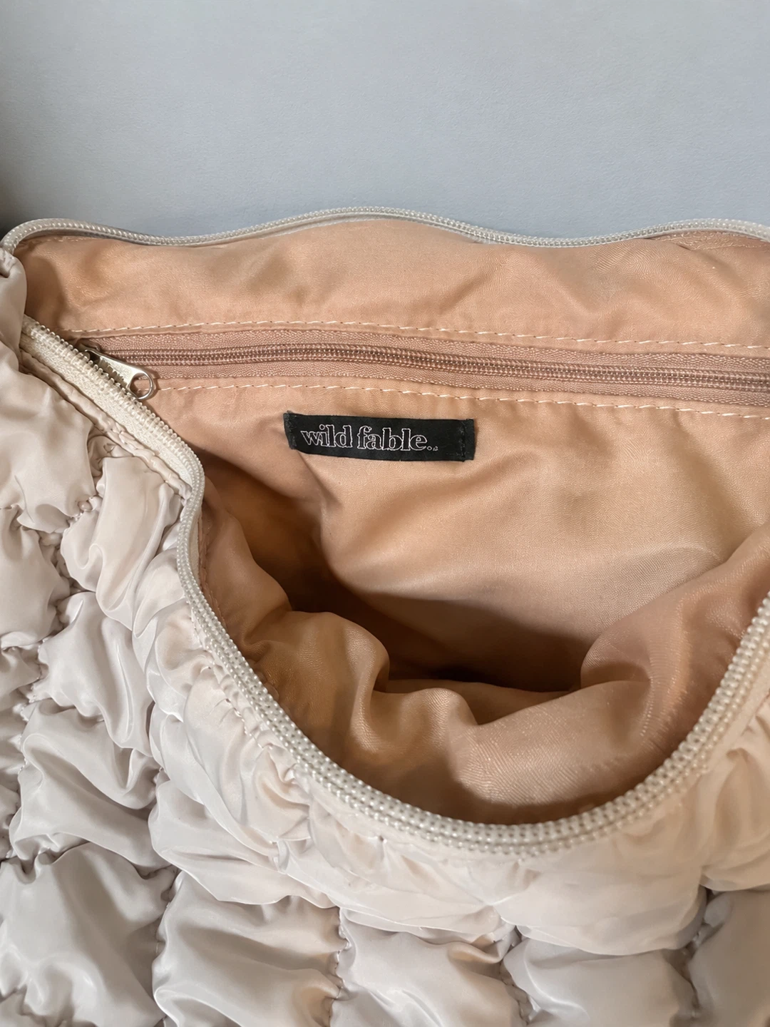 Puff Clutch Bag - Cream - photo 4