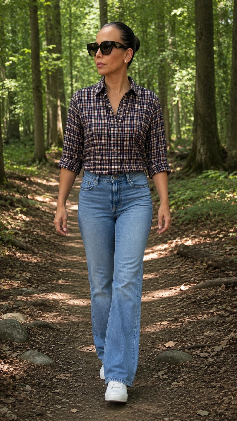 Abercrombie & Fitch Plaid Flannel Shirt - photo 2