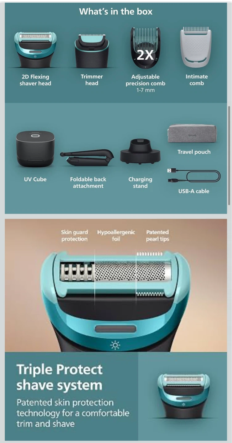 Philips Body Groomer 9000 Series Body & Balls - photo 2