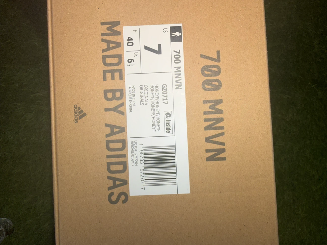Adidas Yeezy Boost 700 MNVN Honey Flux "Honey Flux" Size 7 - photo 3