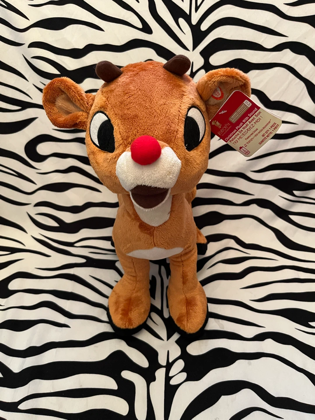 ♥️ Rudolph the Red-Nosed Reindeer singing/ dancing plush toy ♥️