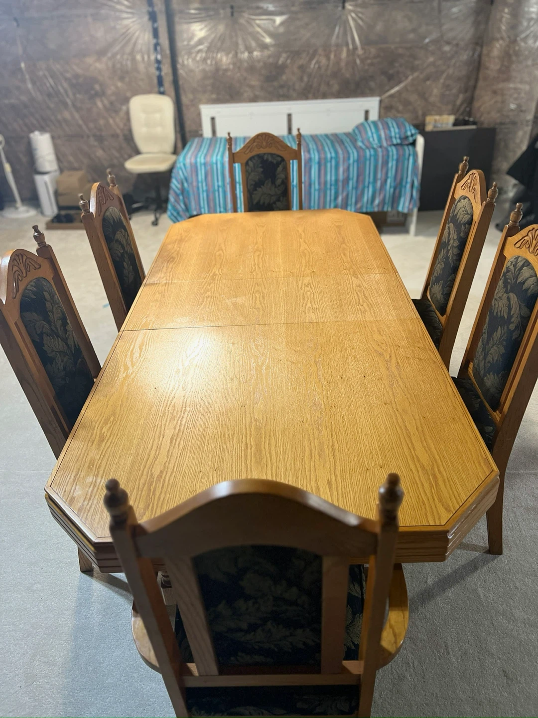Dining Table Set with 6 Chairs