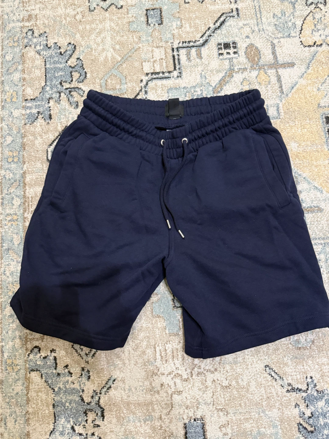 H&M Navy Blue Regular Fit Shorts Size S