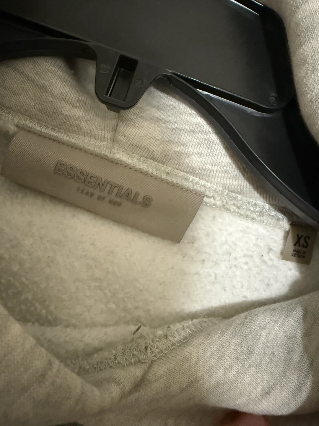 FEAR OF GOD ESSENTIALS Hoodie Grey XS - photo 3