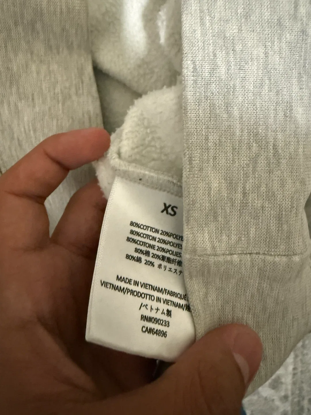FEAR OF GOD ESSENTIALS Hoodie Grey XS - photo 4