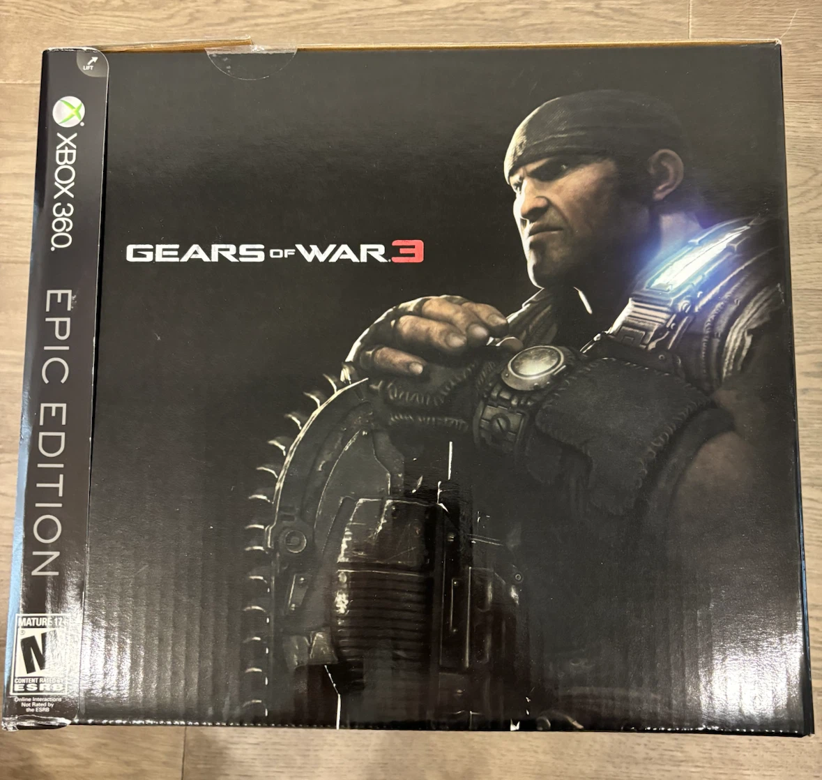 Box only - Xbox 360 Gears of War 3 Epic Edition