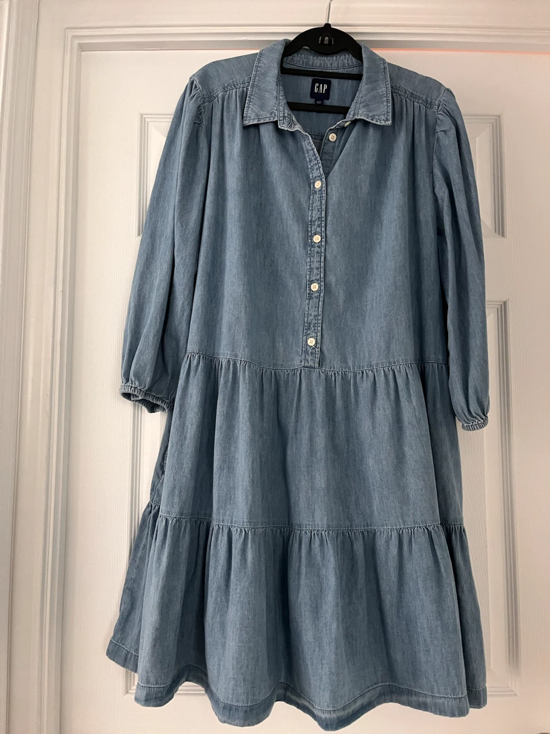 GAP Denim Tiered Dress