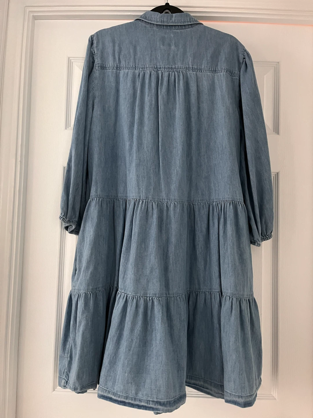 GAP Denim Tiered Dress - photo 2