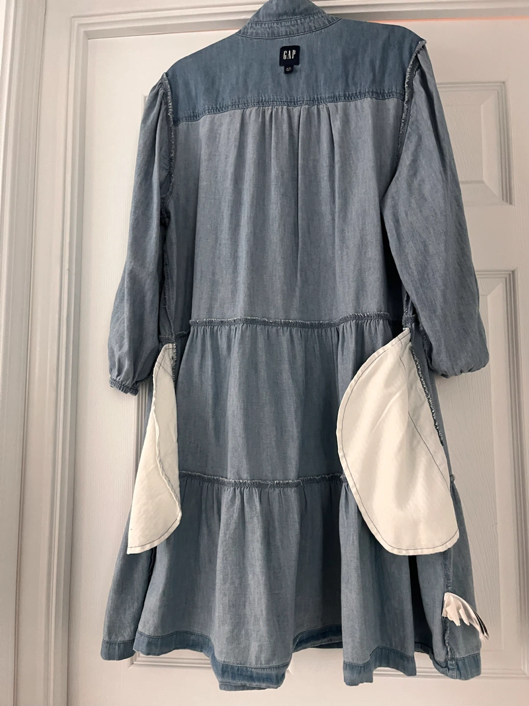 GAP Denim Tiered Dress - photo 4