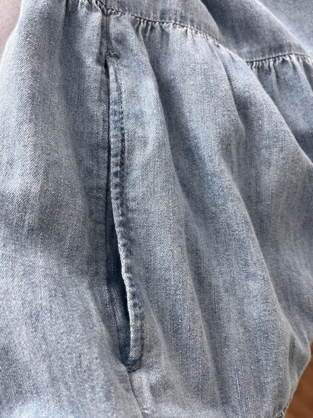 GAP Denim Tiered Dress - photo 5