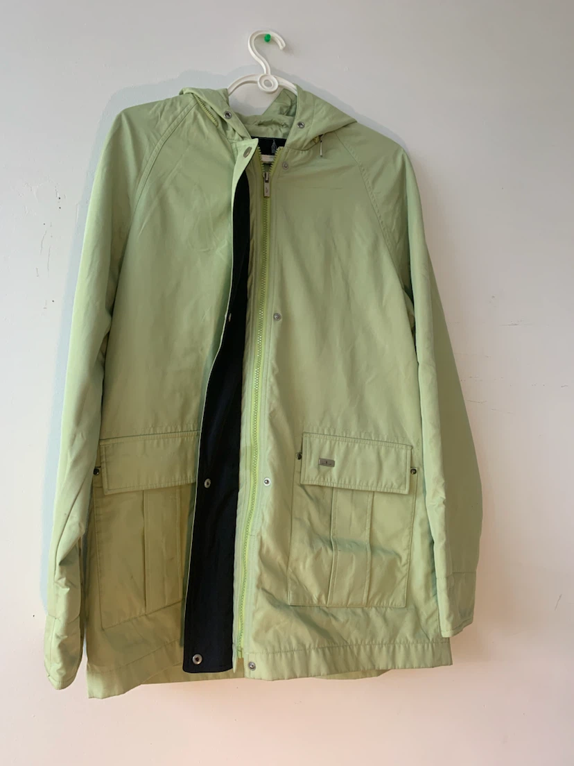 London Fog Light Green Hooded Jacket - photo 3