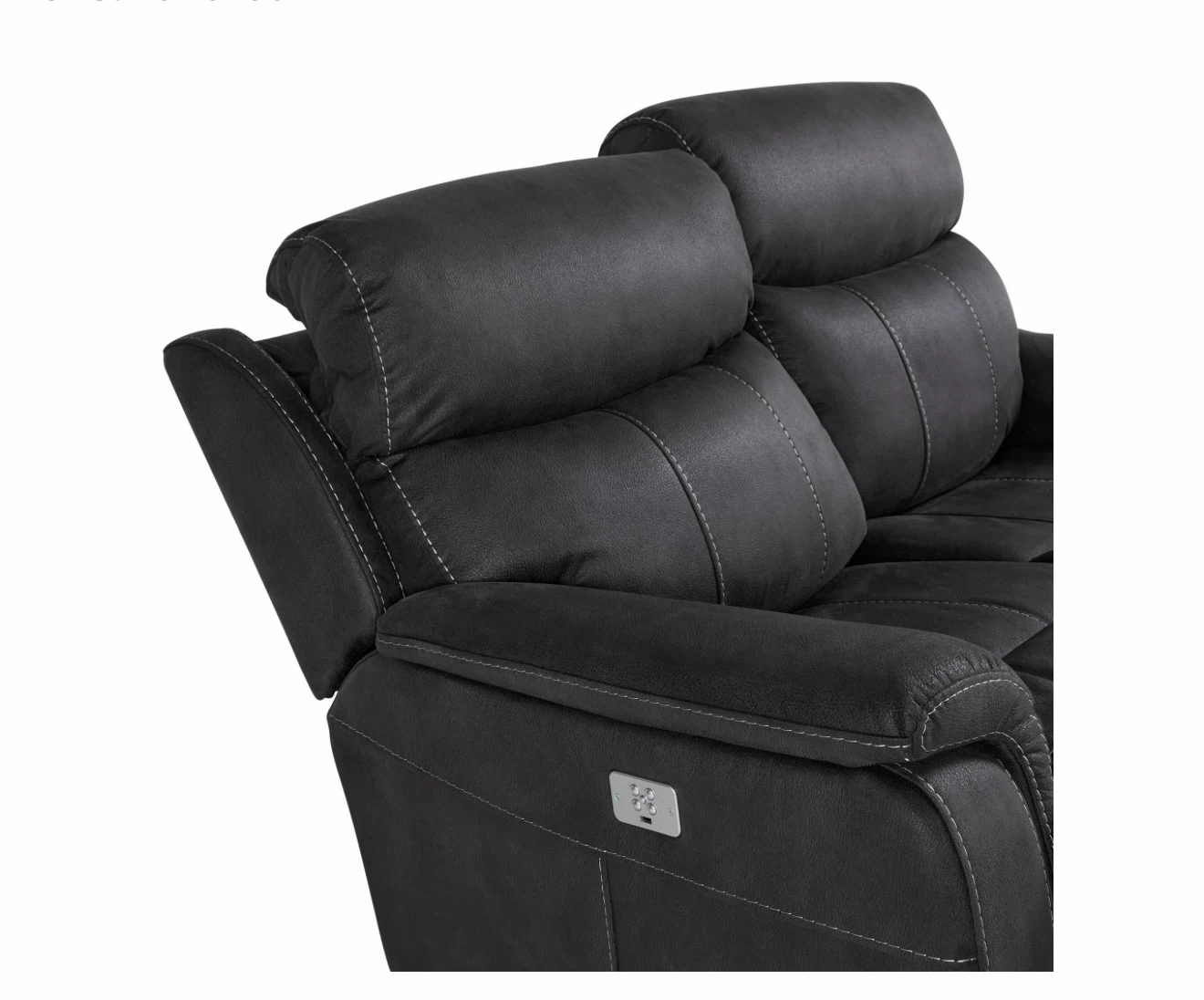 Haven Dual Power Reclining Loveseat (No smoke/No pet) - photo 2