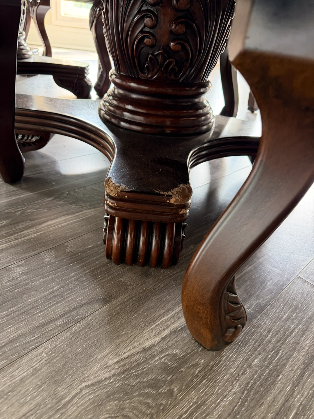 Dark Brown Dining Chairs (Set of 6) - photo 3