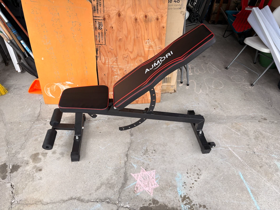 Incline adjustable, weightlifting bench - photo 3
