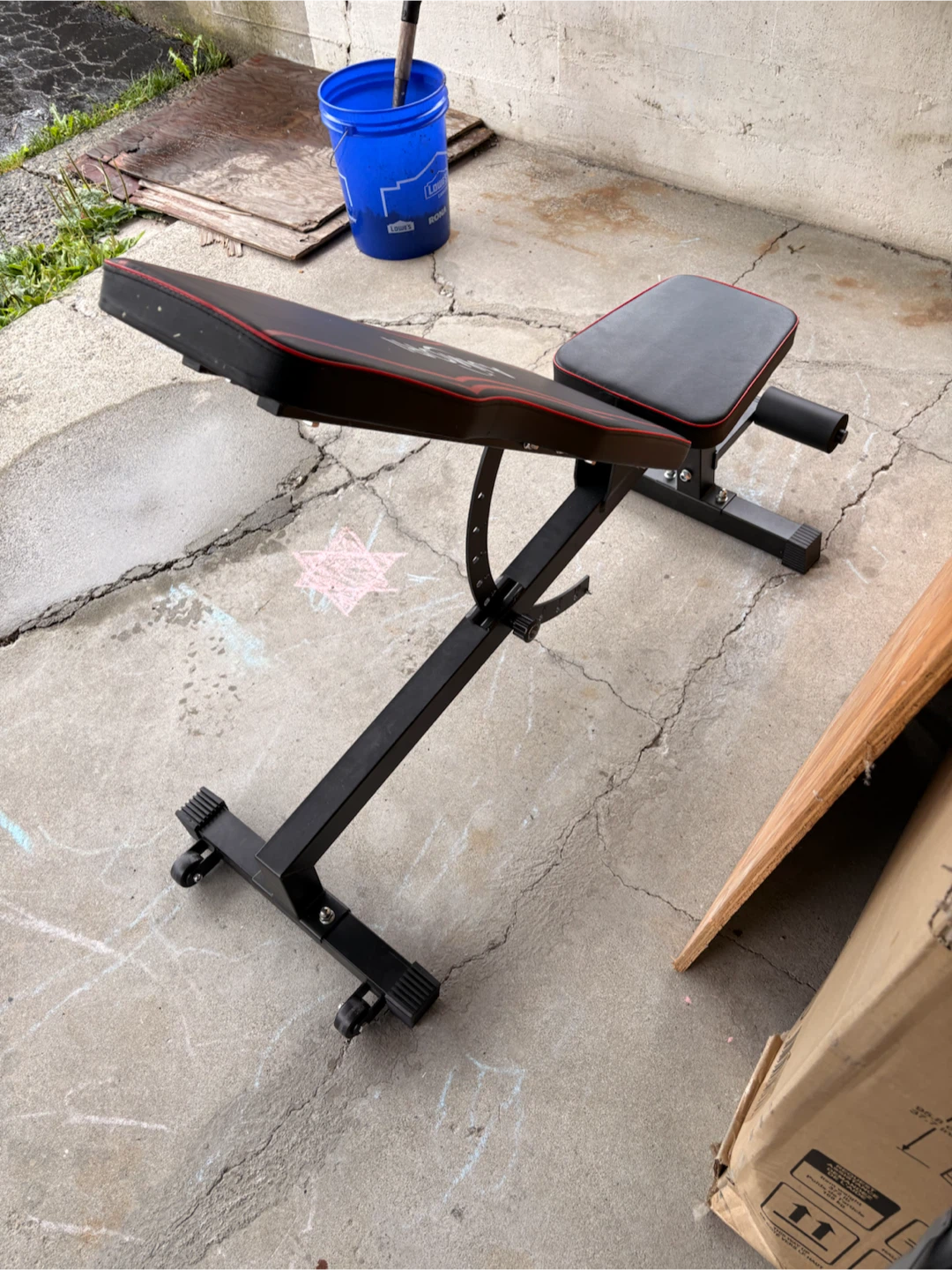 Incline adjustable, weightlifting bench - photo 4