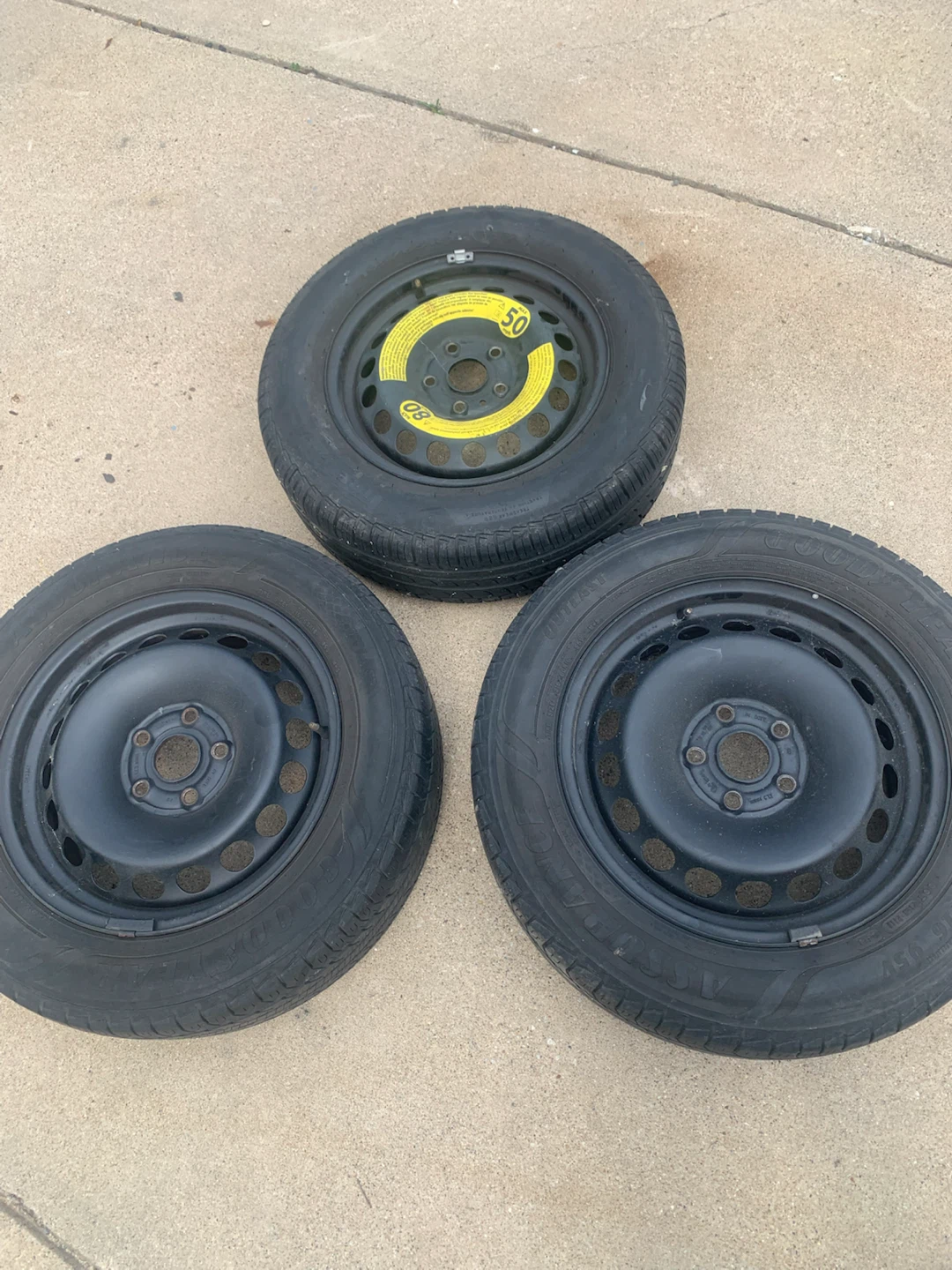 Set of 3 Spare Tires