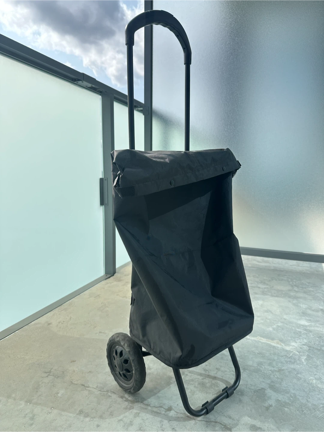 Black Shopping Cart Trolley