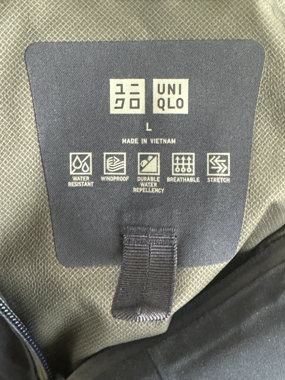 Uniqlo Men's Blue Water Resistant Jacket (L) - photo 3