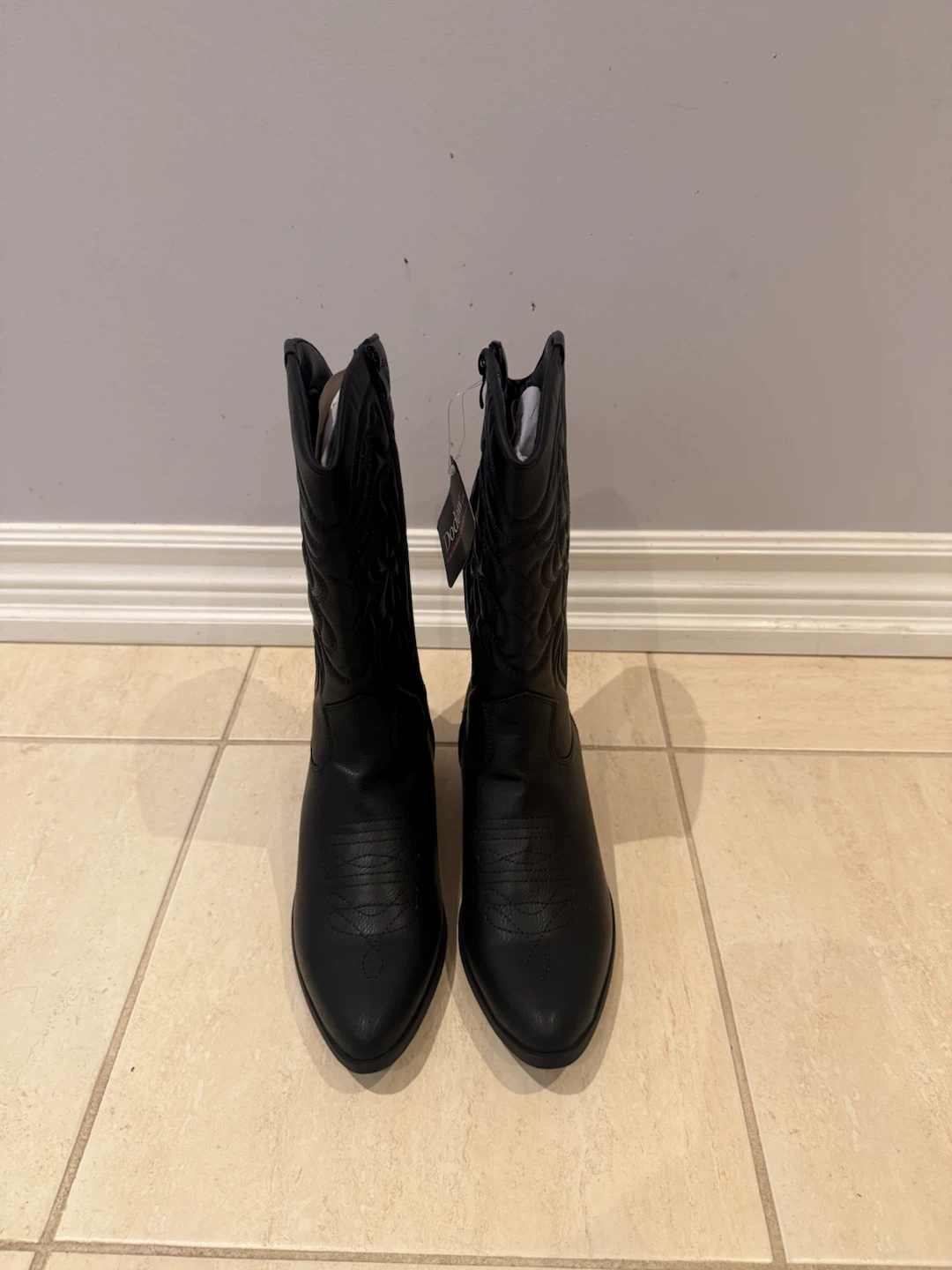 Dodow Black Cowboy Boots - photo 3