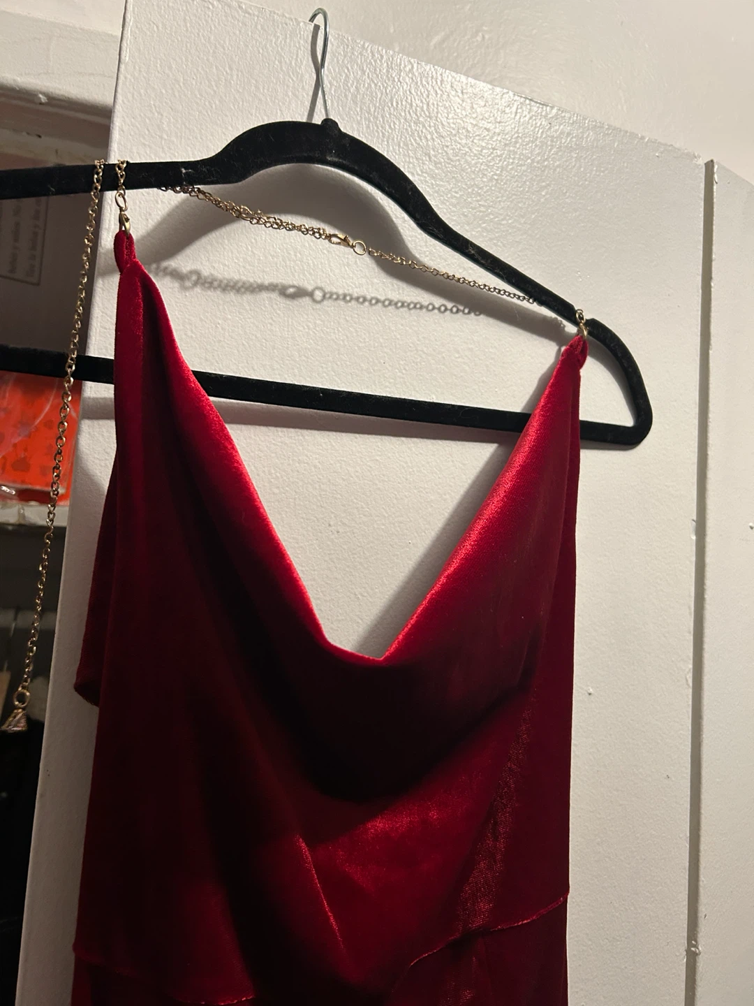 Fashion Nova Red Velvet Mini Dress - photo 2