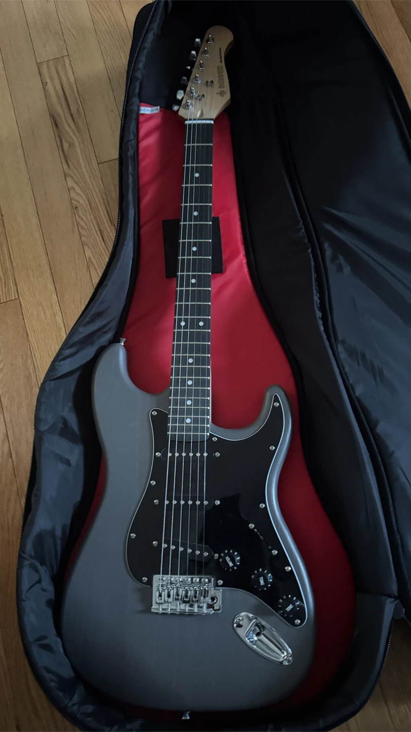 Donner Standard Series Electric Guitar - Grey - photo 2