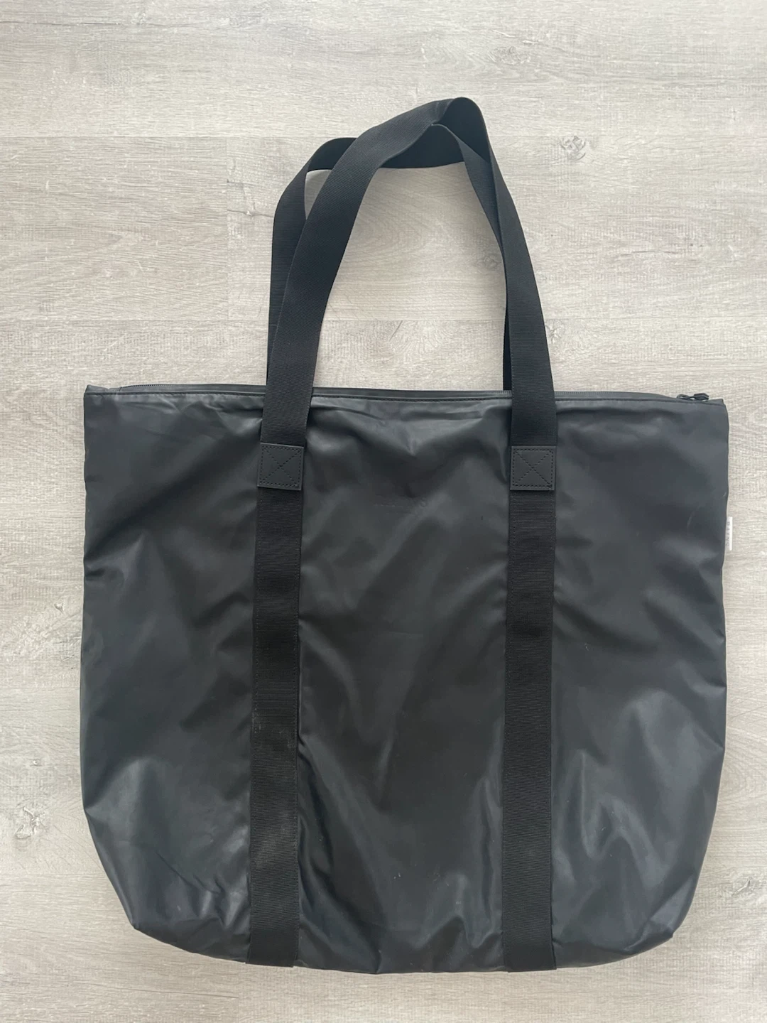Rains Black Tote Bag