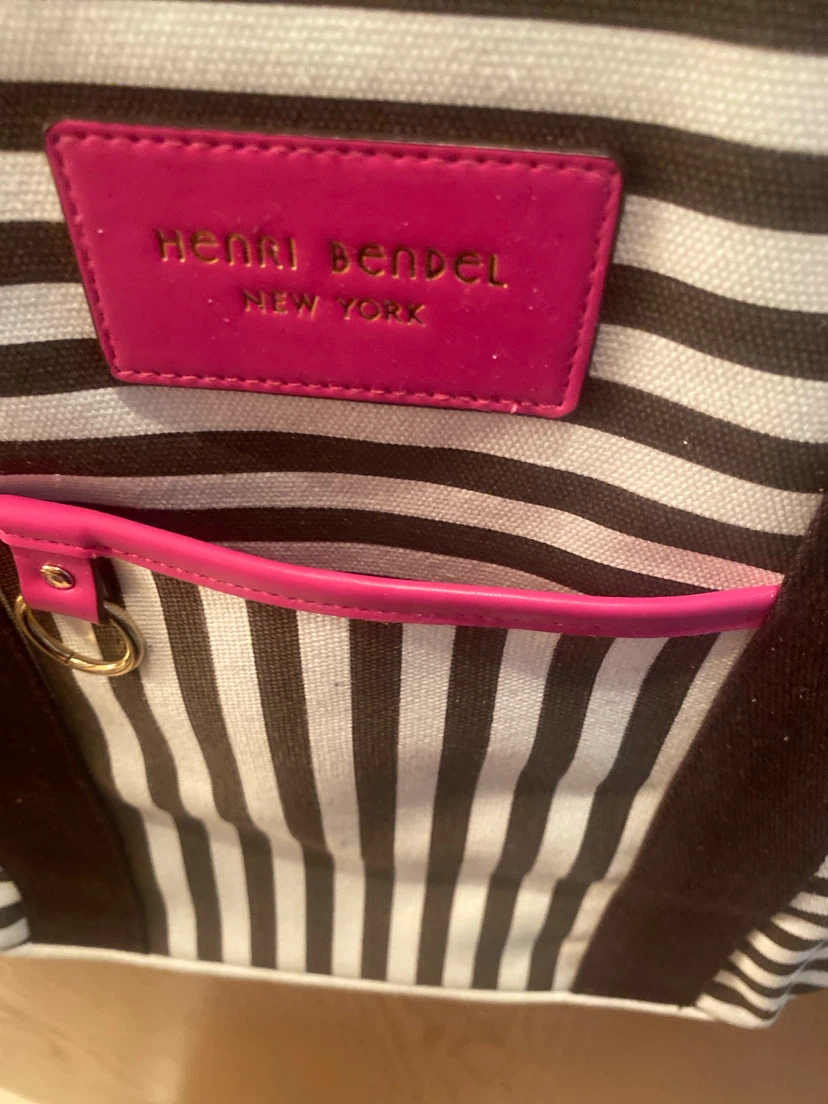 Henri Bendel Striped Tote Bag - photo 3