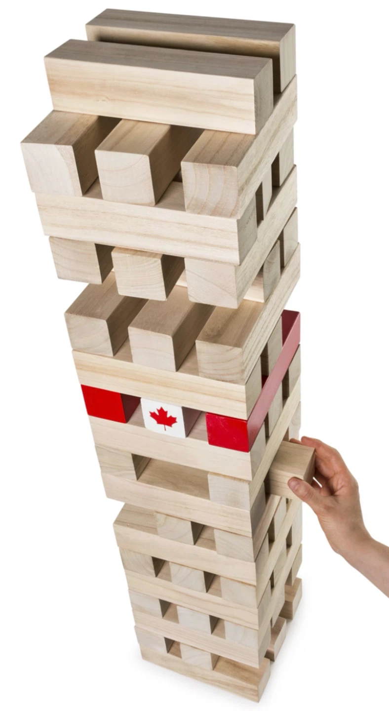 Giant Tumbling Tower Game
