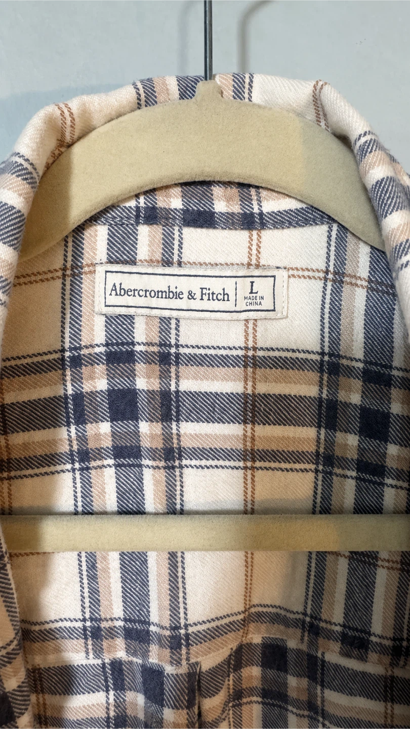 Abercrombie & Fitch Plaid Flannel Shirt - photo 2