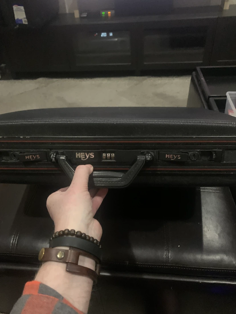 HEYS Black Briefcase with Combination Lock - photo 2