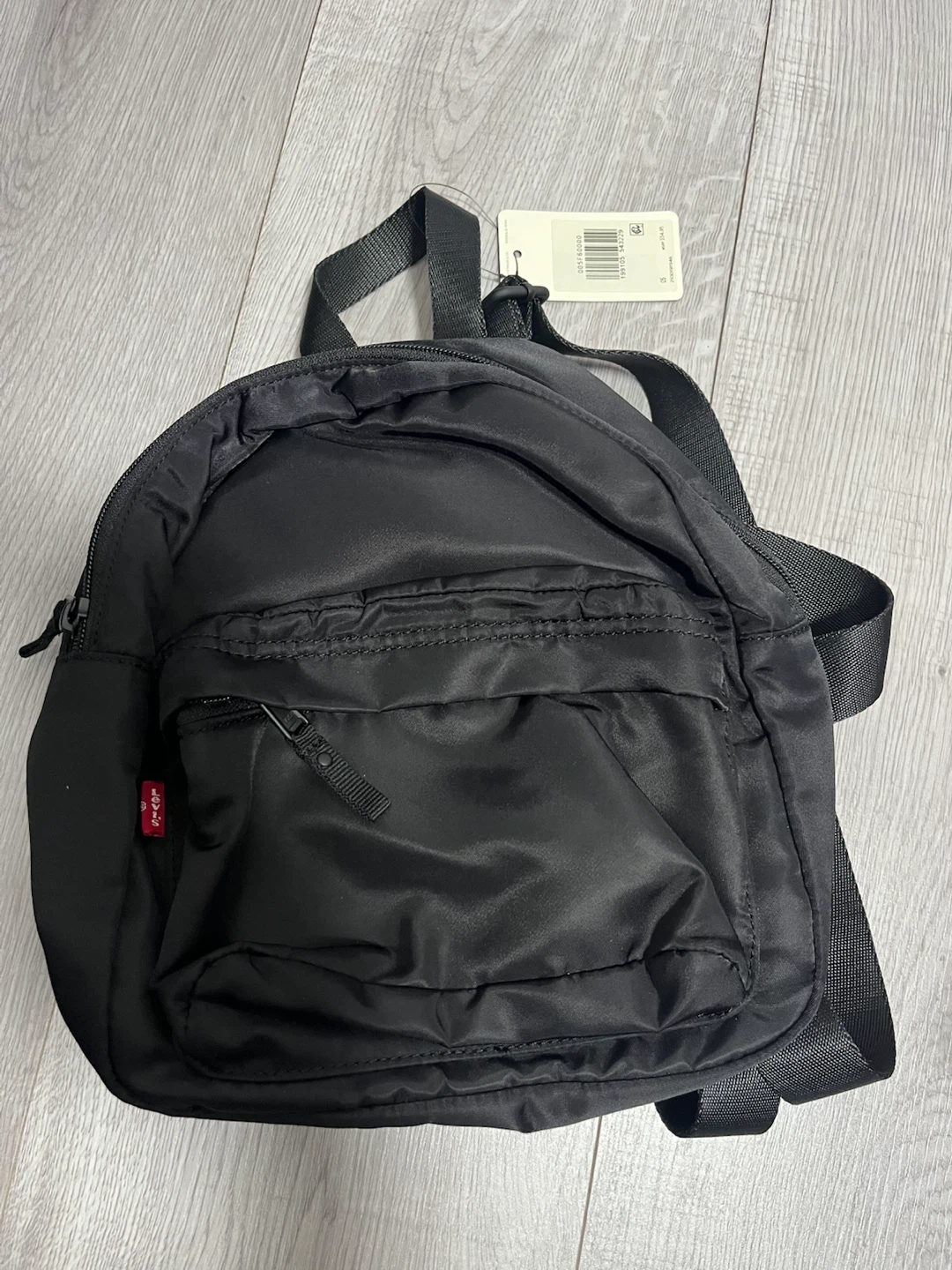 Brand new Levi's Black Nylon Mini Backpack