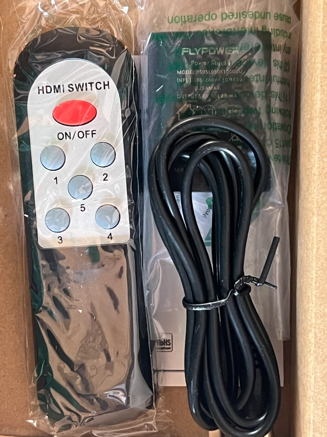 SGEYR 5x1 HDMI Switcher 4K 60Hz HDR HDMI 2.0 - photo 4