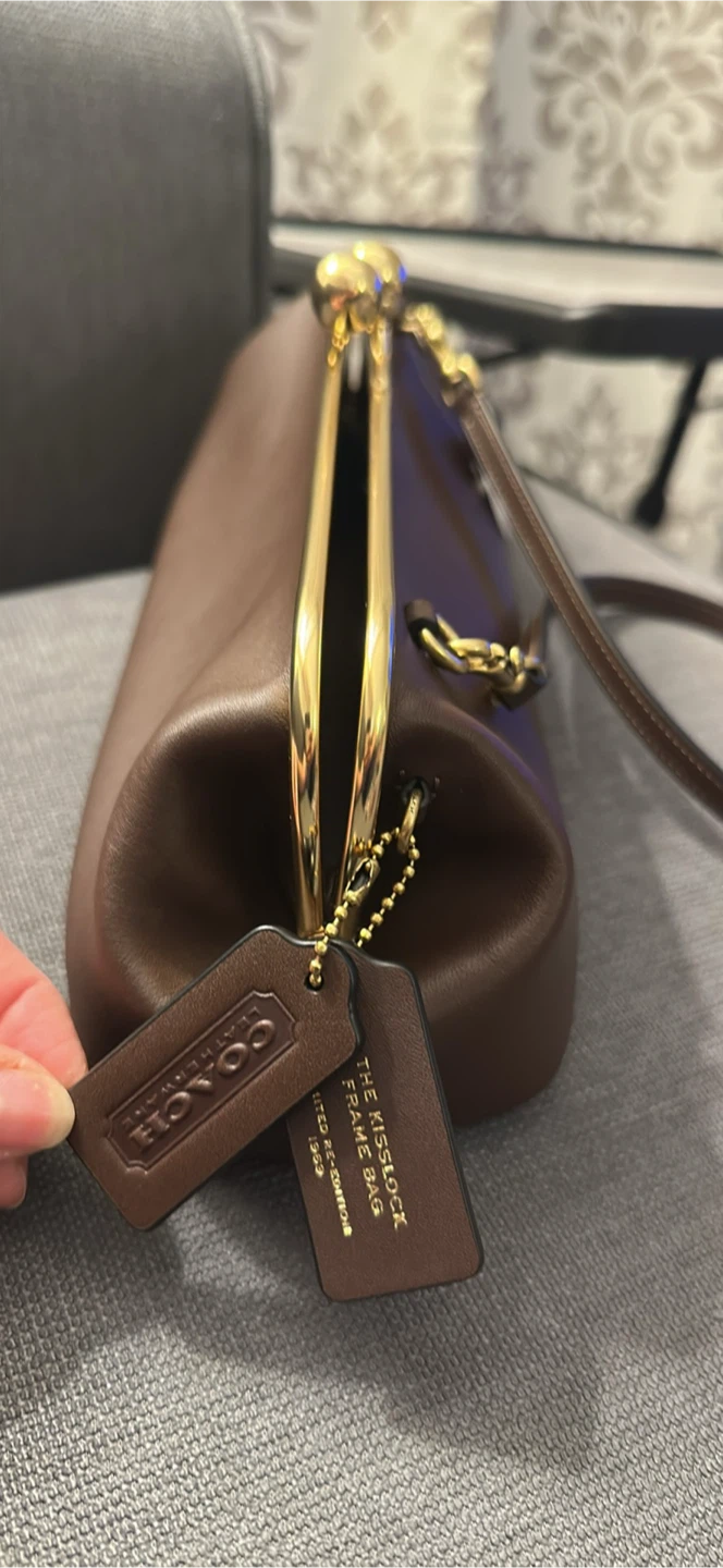 Coach The Kisslock Frame Bag - Brown - photo 3