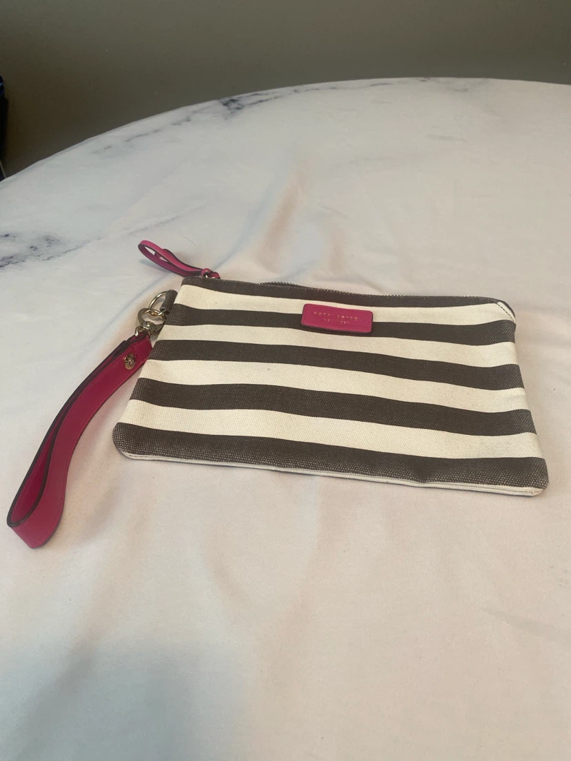 Henri Bendel Striped Wristlet