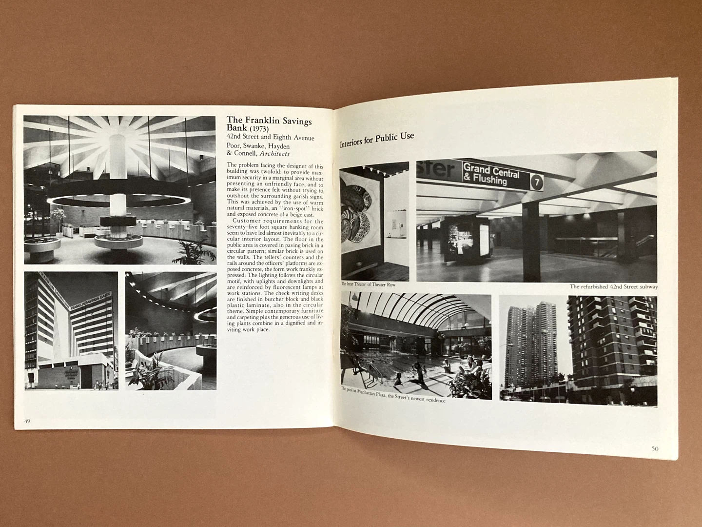 Vintage "Inside 42nd Street" Architectural Photo Booklet - photo 4
