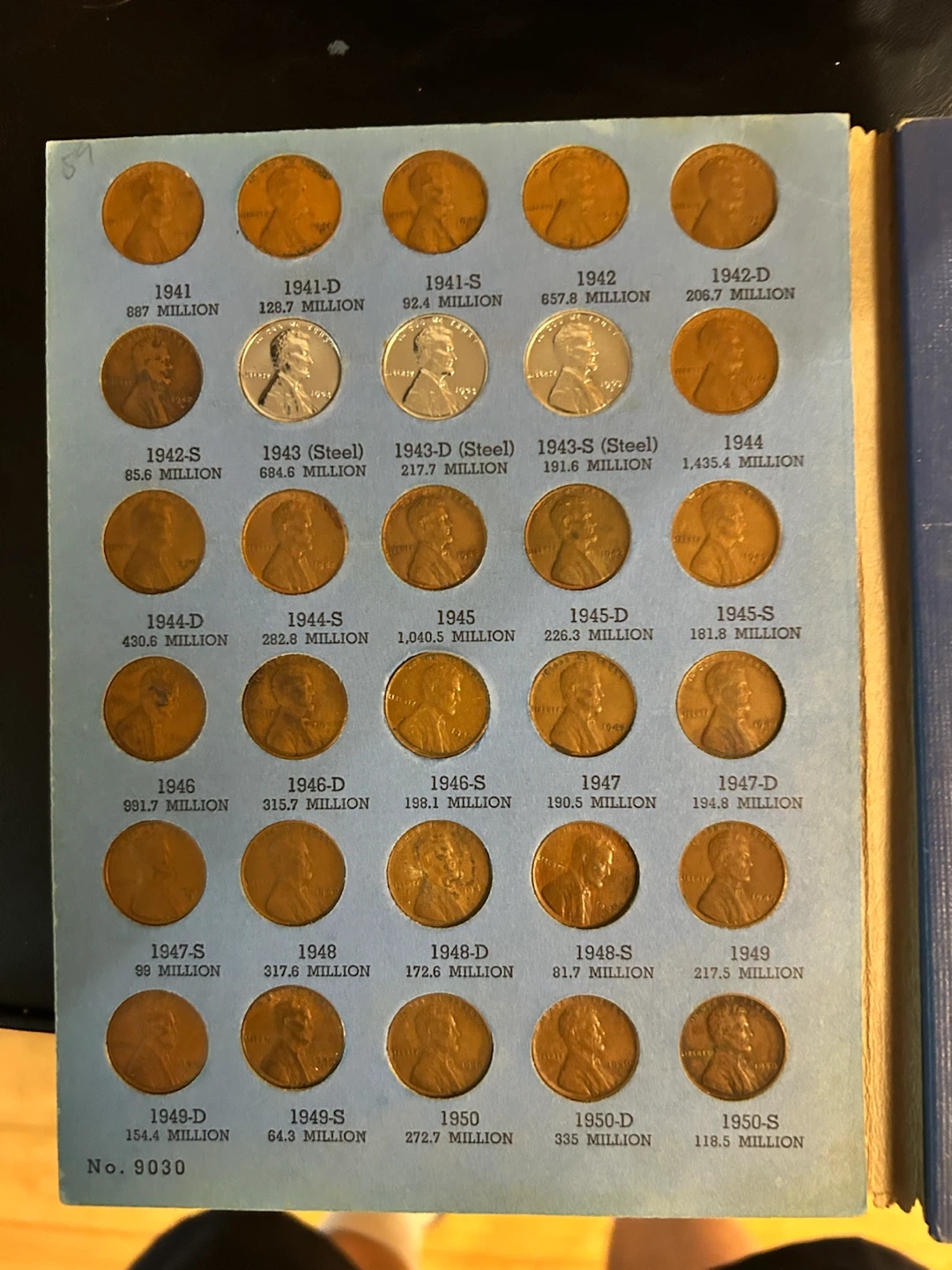 Lincoln Cent Collection Starting 1941 Number Two Coin Album - photo 2