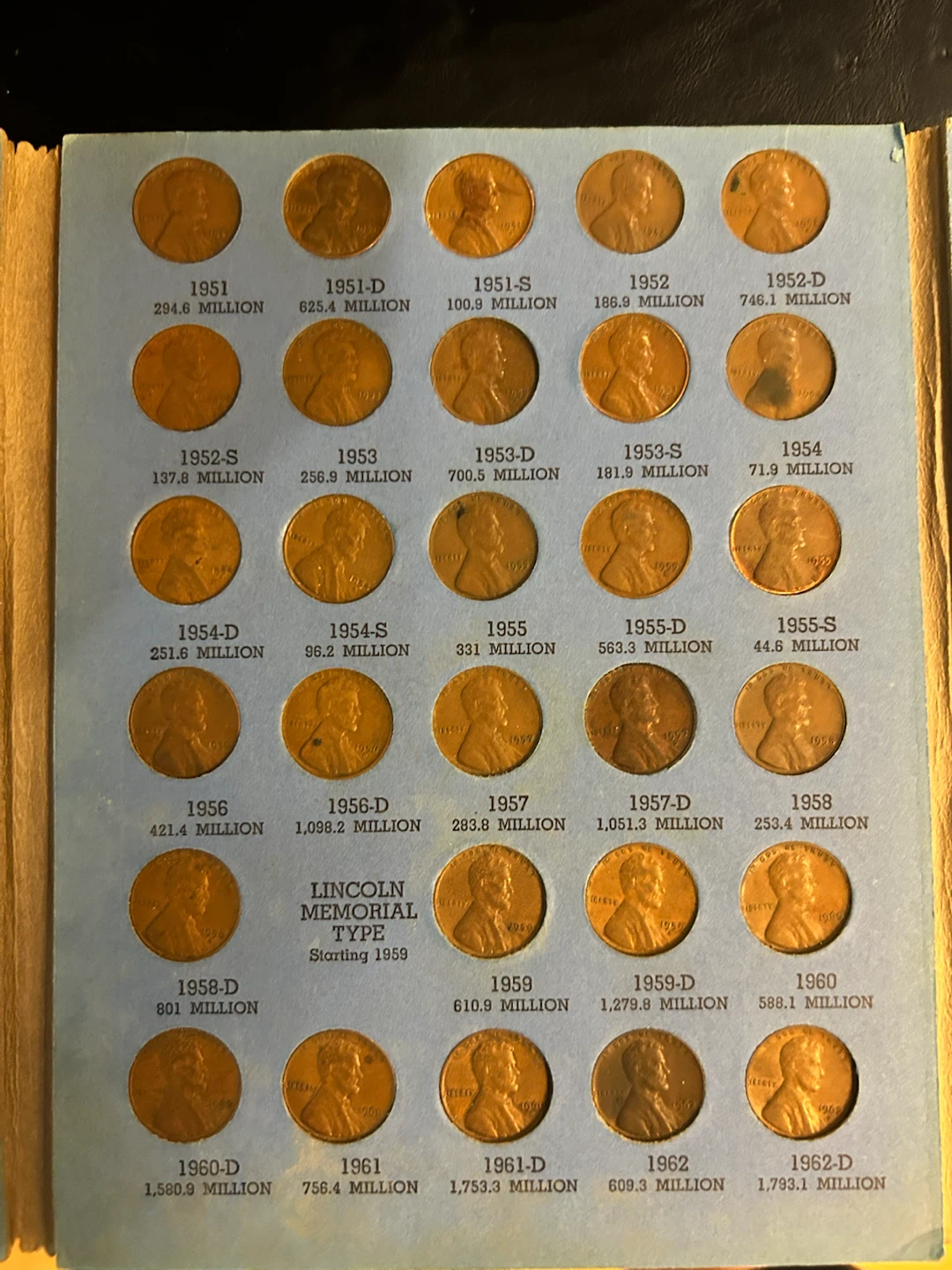 Lincoln Cent Collection Starting 1941 Number Two Coin Album - photo 3