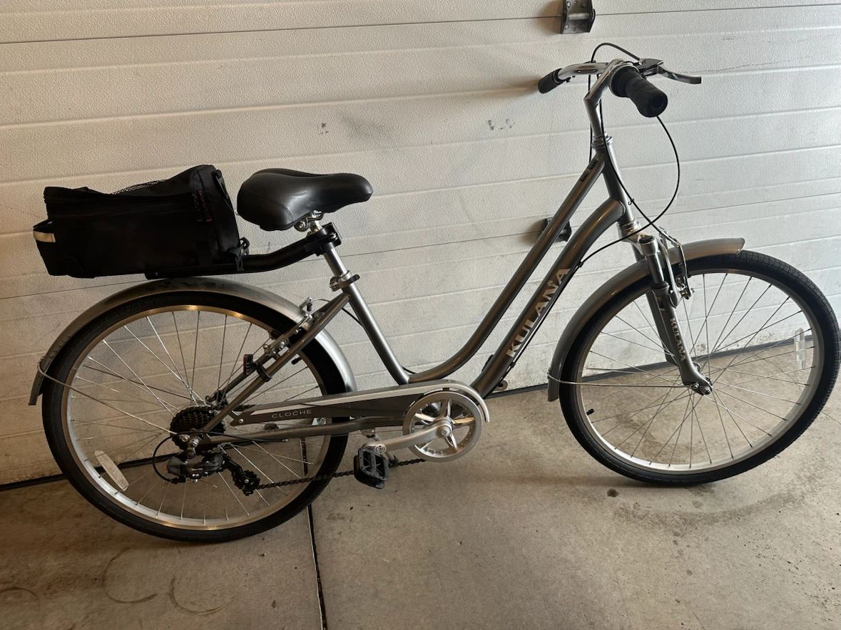 Brand New Step Through Bike. Worth  $800.