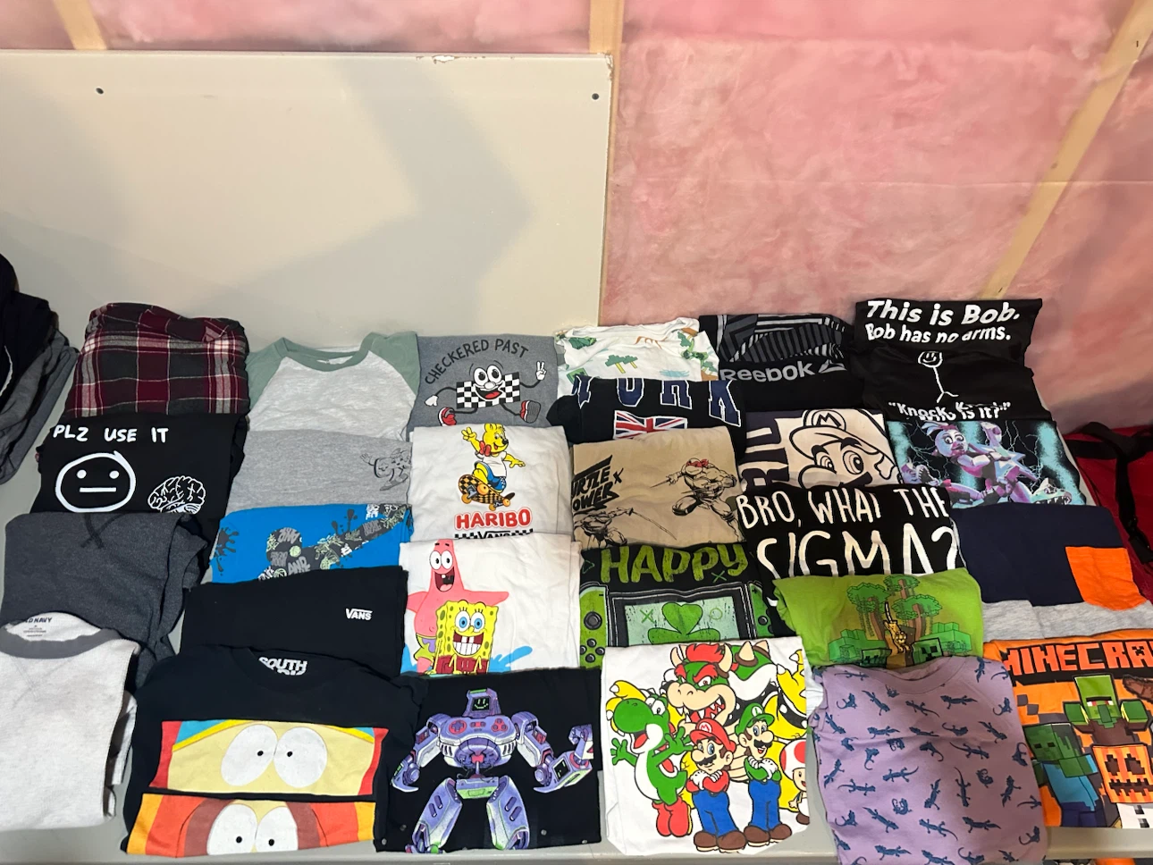 Assorted T-Shirts and Pants Bundle