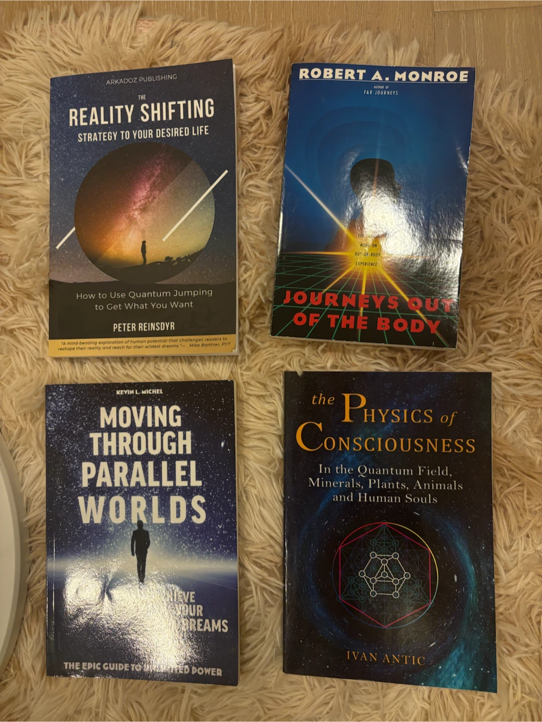Collection of 4 Books on Consciousness and Reality Shifting
