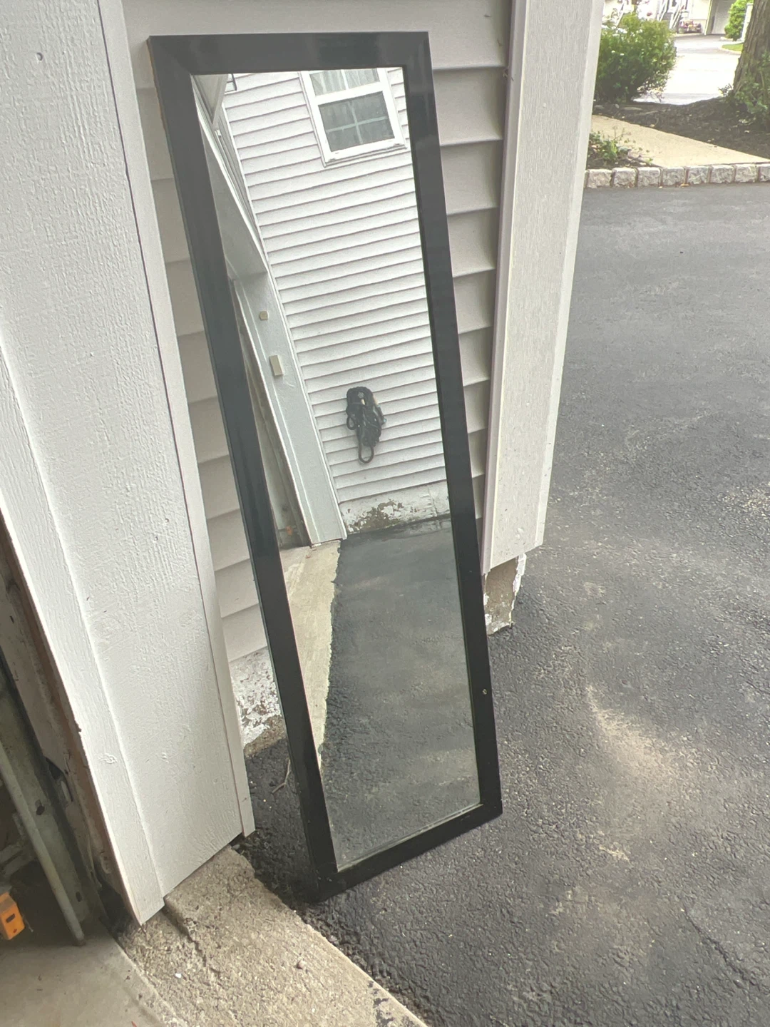 Tall Black Framed Mirror