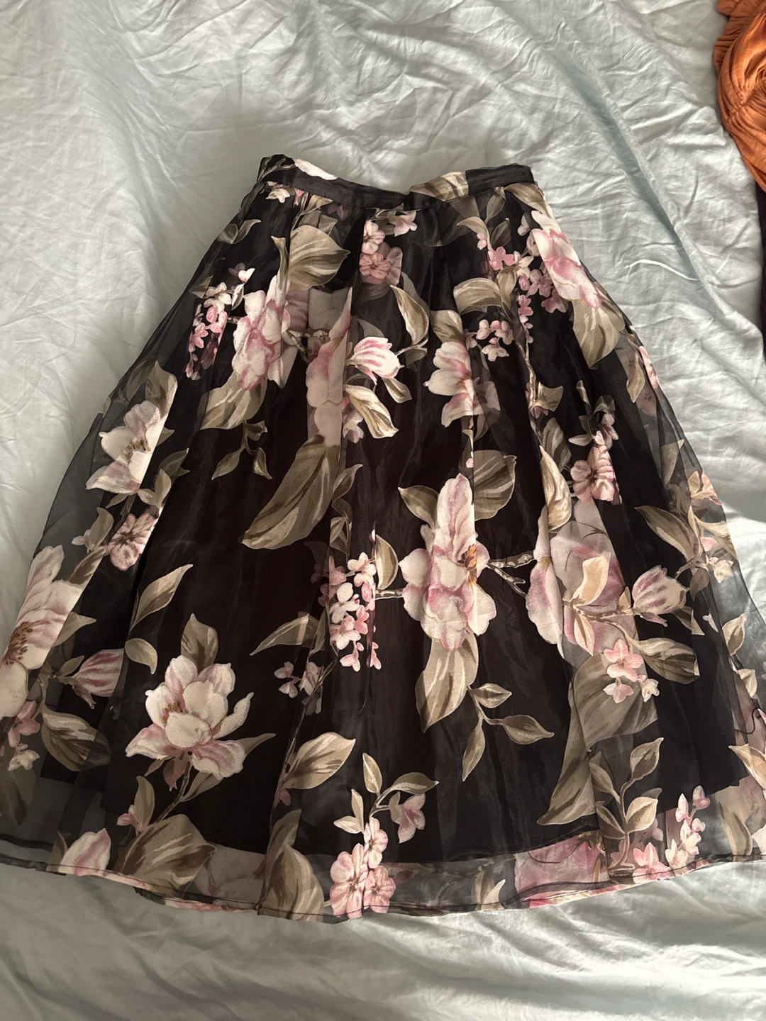 Forever 21 Floral Print Skirt