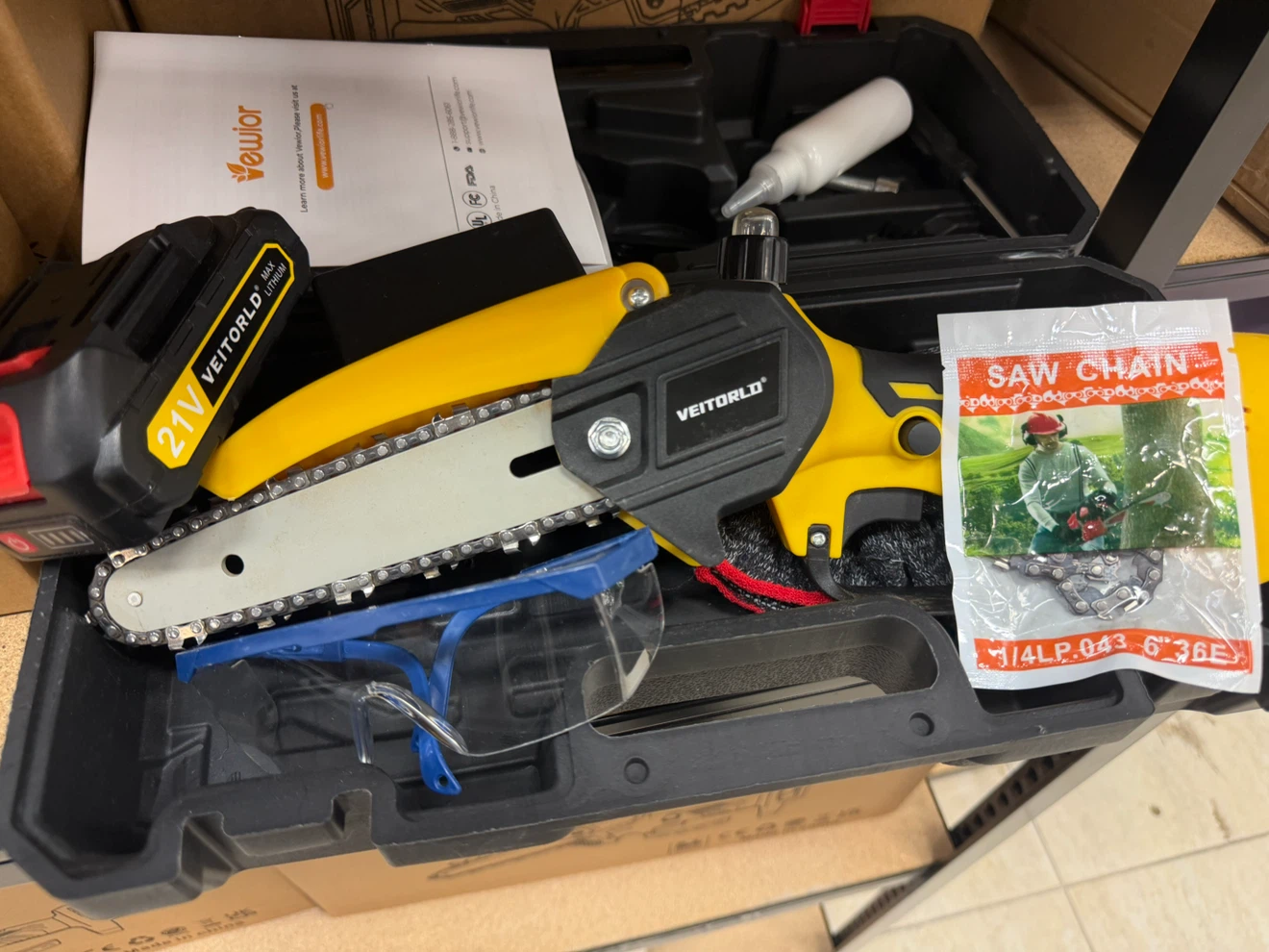 VEITORLD Cordless Chainsaw Kit - photo 2