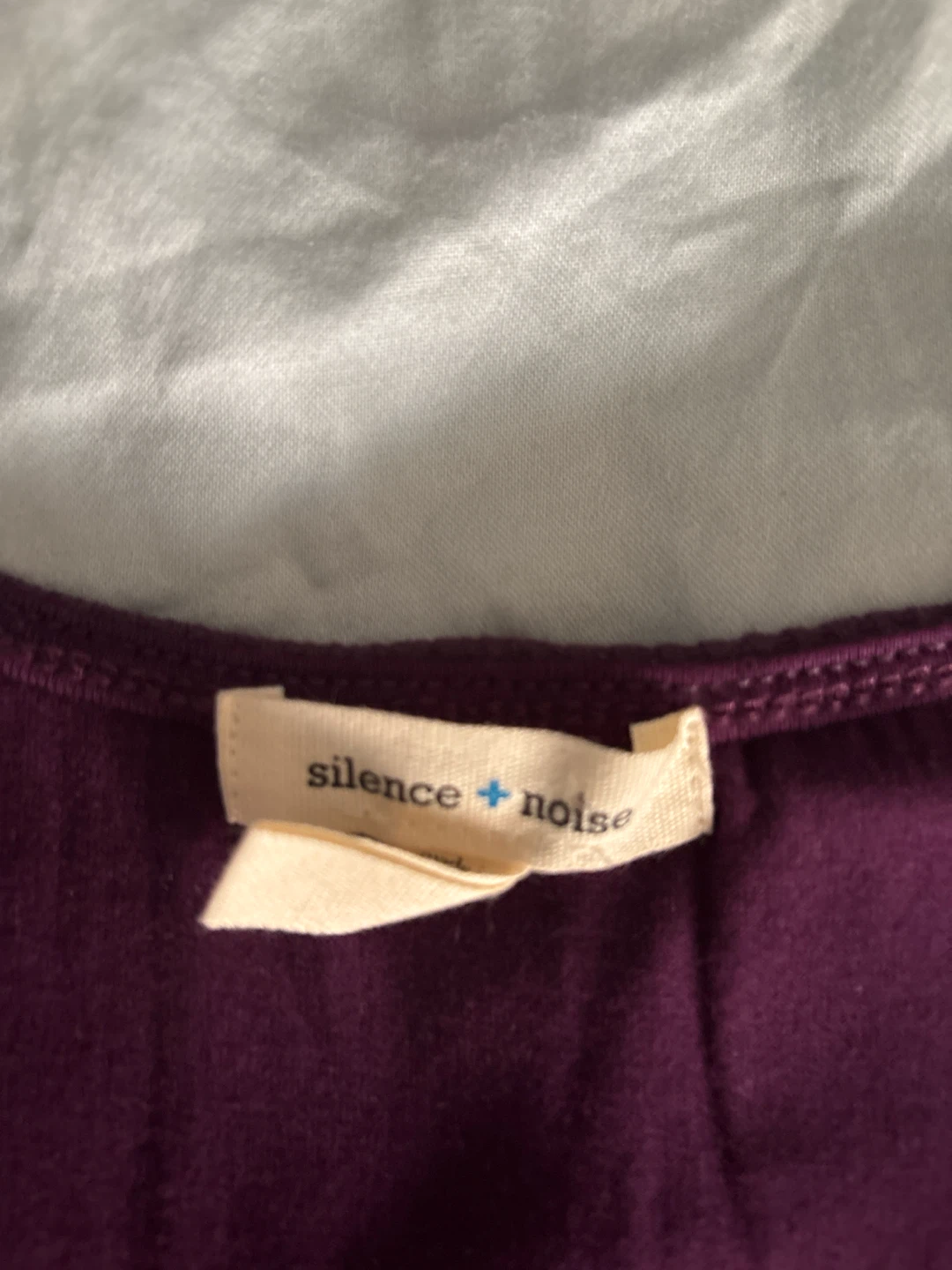 Silence + Noise Plum Ribbed Midi Dress - photo 2