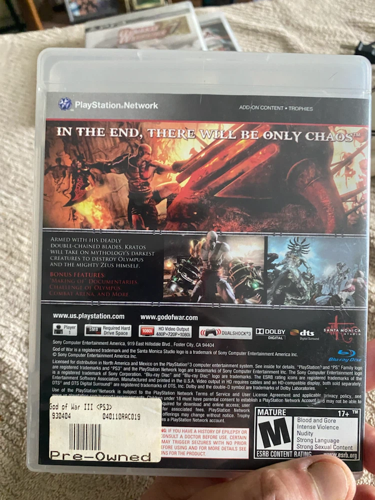 God of War III PS3 - photo 3