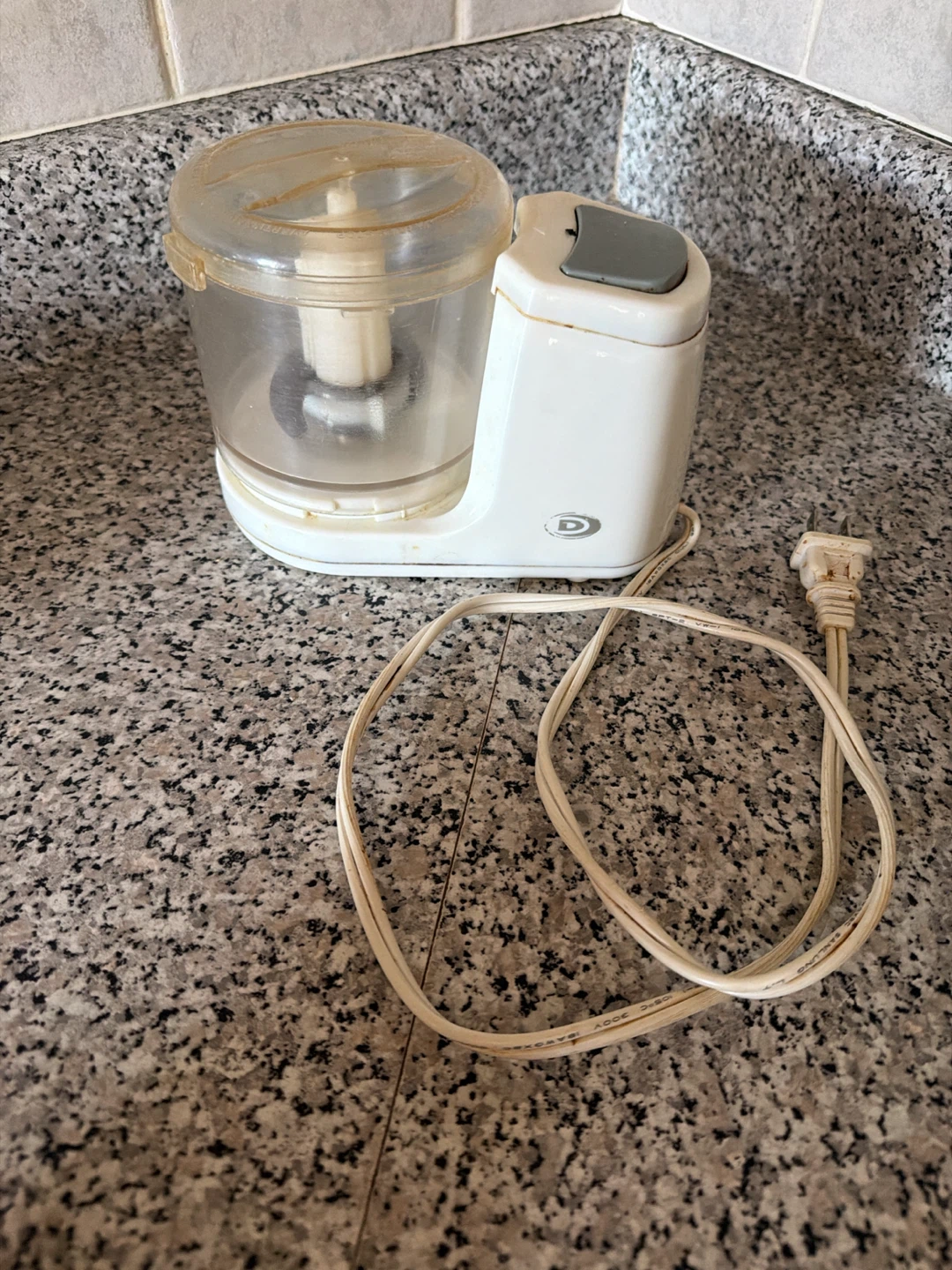 White Electric Food Chopper