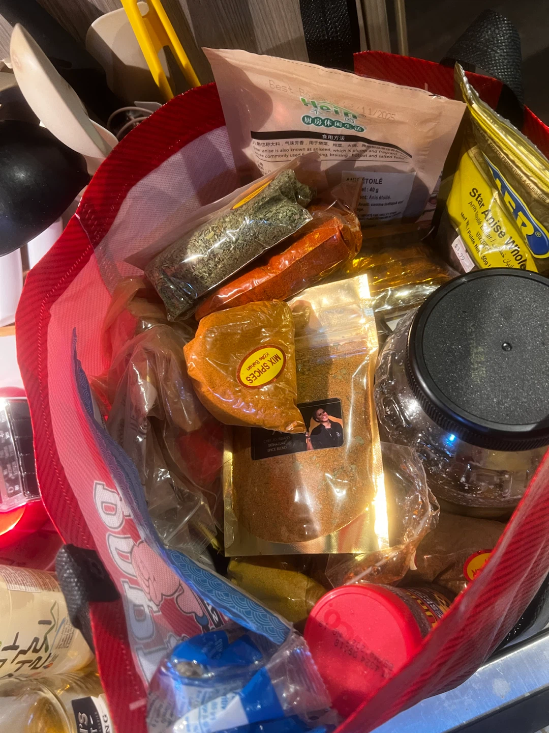 Garage Sale Spice Collection Tote Bag