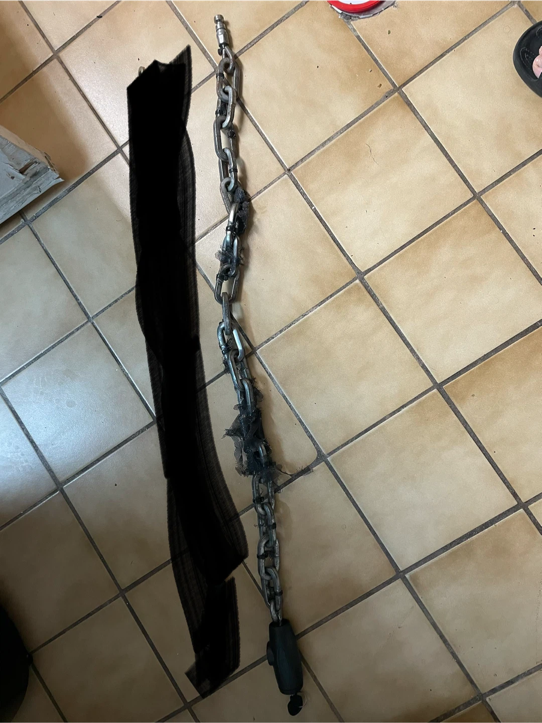 Bike chain with only 1 key