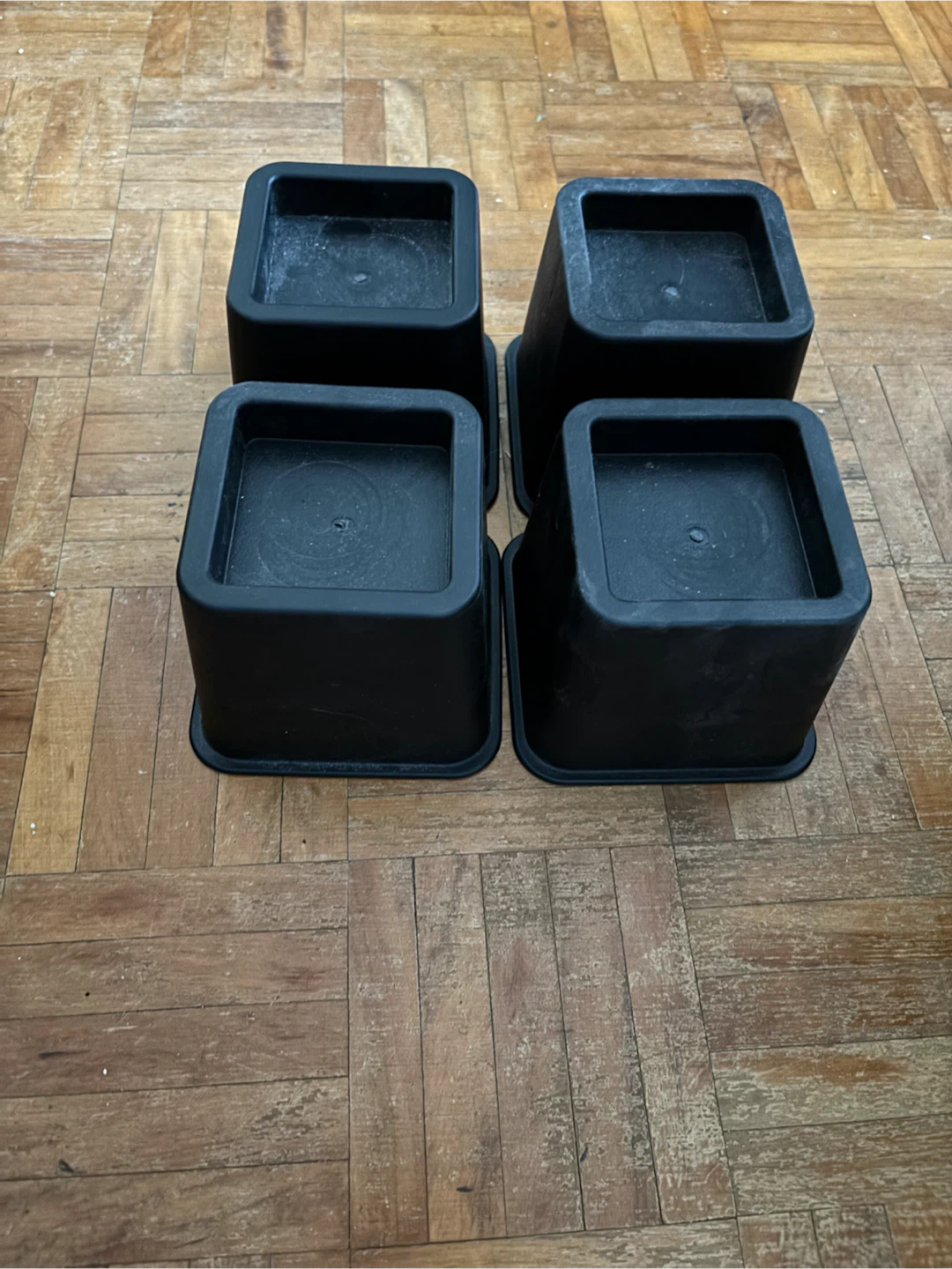 Black Furniture Risers (Set of 4)